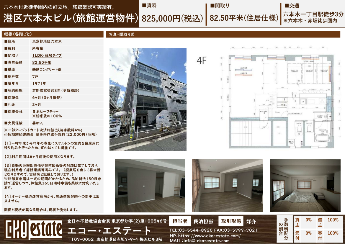 民泊・旅館物件ご紹介中1